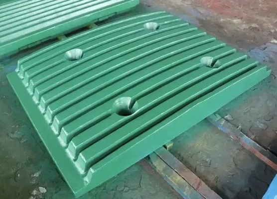 قطعات یدکی سنگ شکن فکی فولاد منگنز بالا صفحه متحرک ثابت برای گرانیت